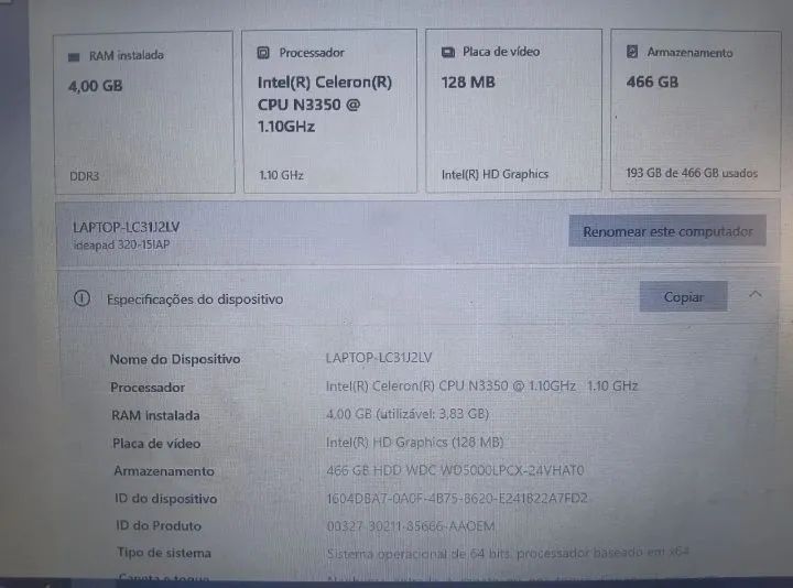 Notebook Barato