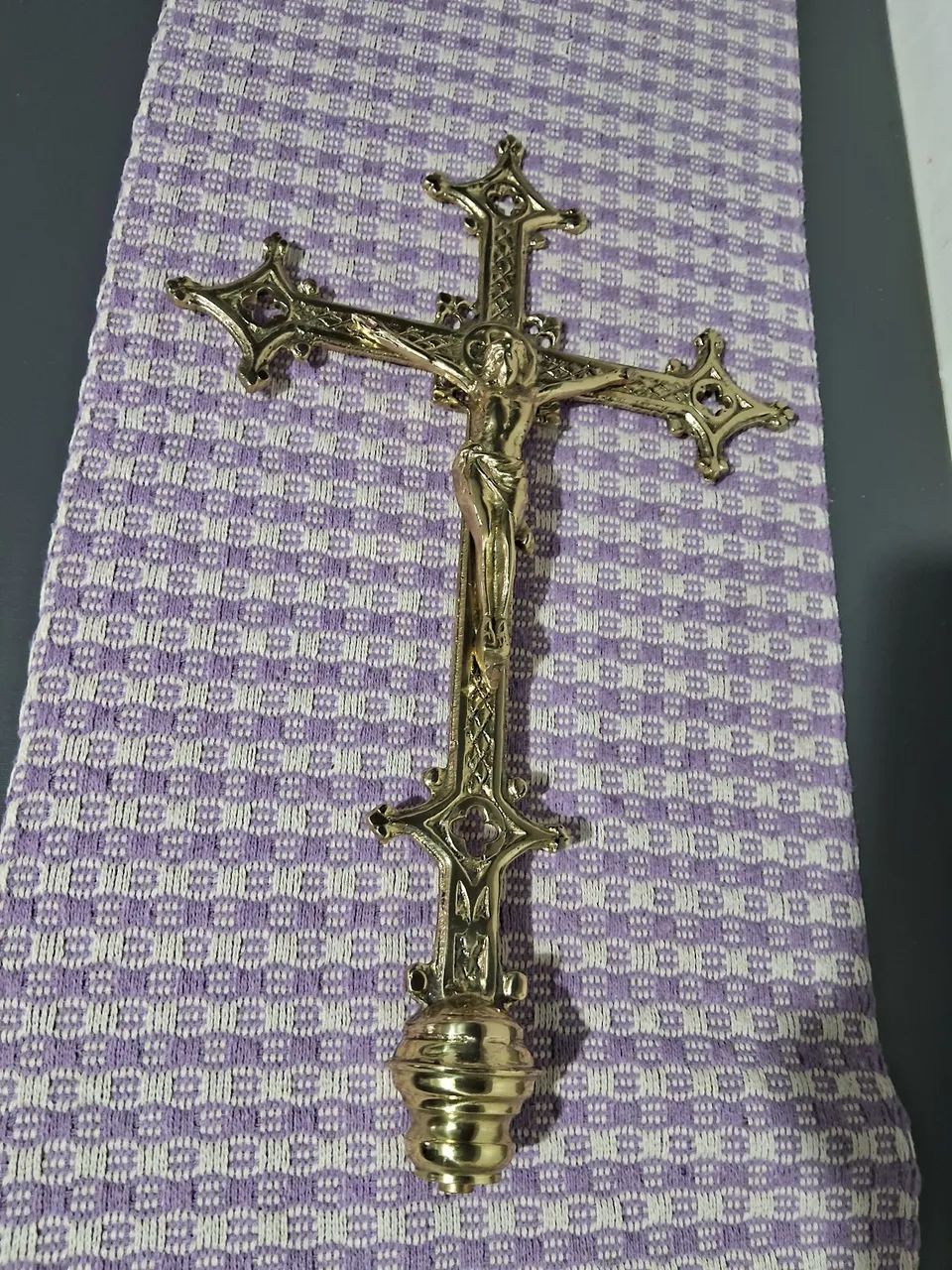 Cruz processional católica - Foto 2
