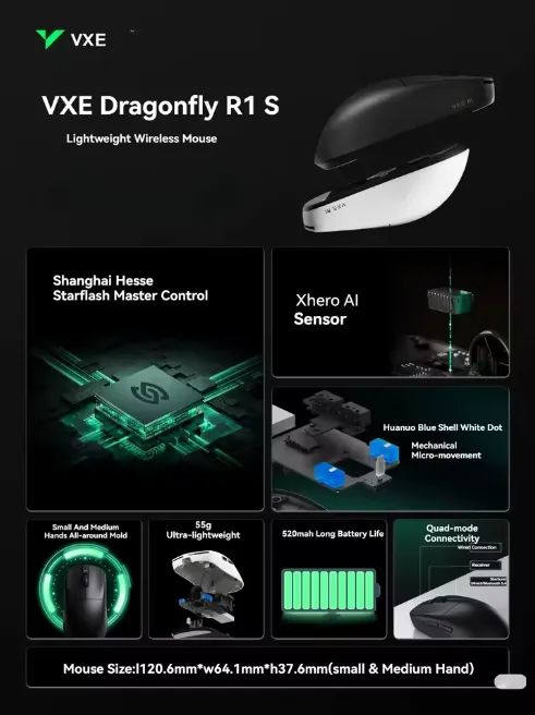 Mouse Atk Vxe Dragonfly R1 - Foto 2