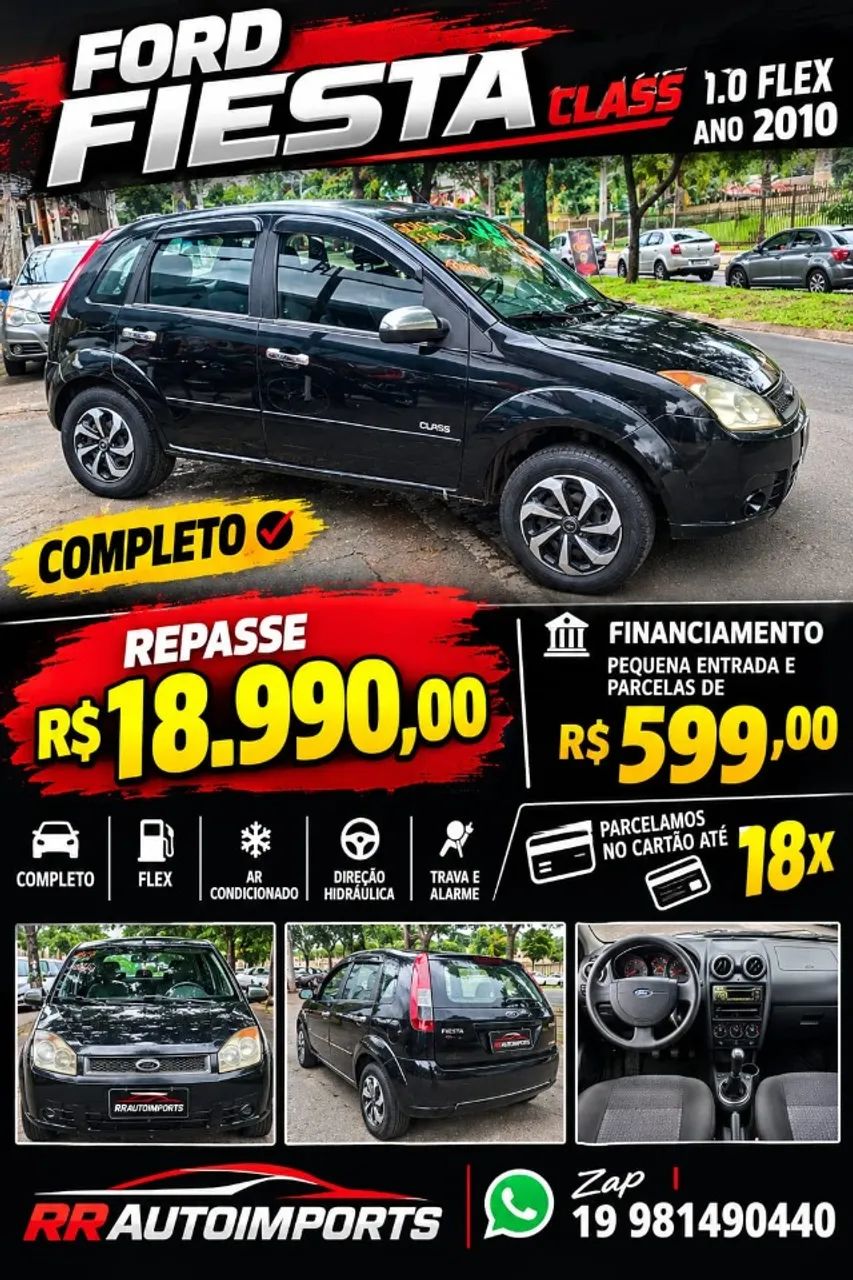 Ford Fiesta 1.0 8V Flex/Class 1.0 8V Flex 5p, foto 1 de 11