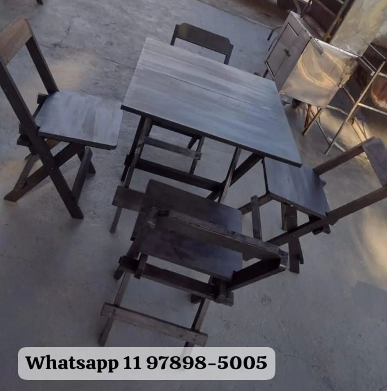 MESAS E CADEIRAS DOBRÁVEIS NOVAS