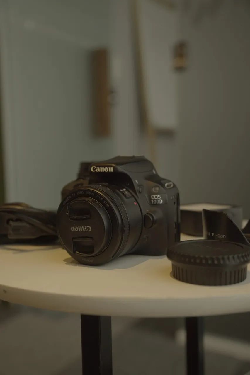 Camera Canon EOS 100D KIT COMPLETO - Perfeita para Hobbie - Foto 2