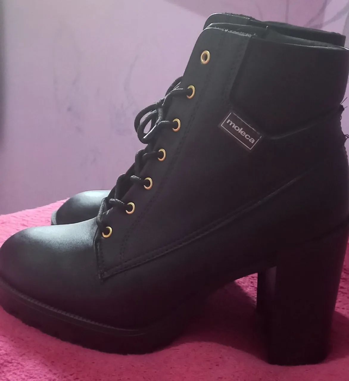 Bota nova nunca usada, preta tamanho 38  - Foto 3