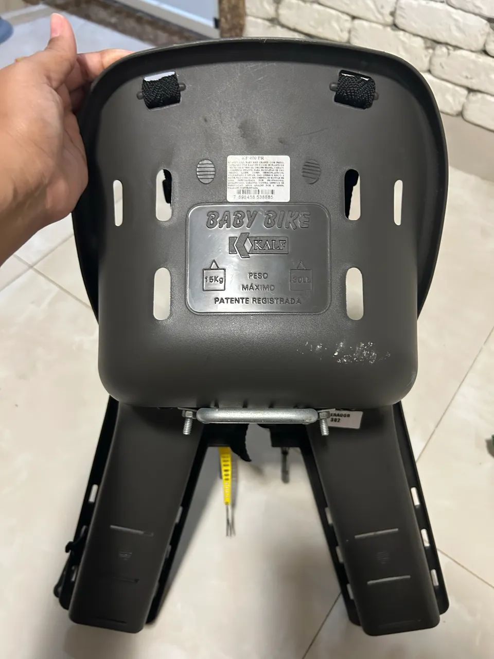 Cadeirinha infantil para bicicleta  - Foto 5