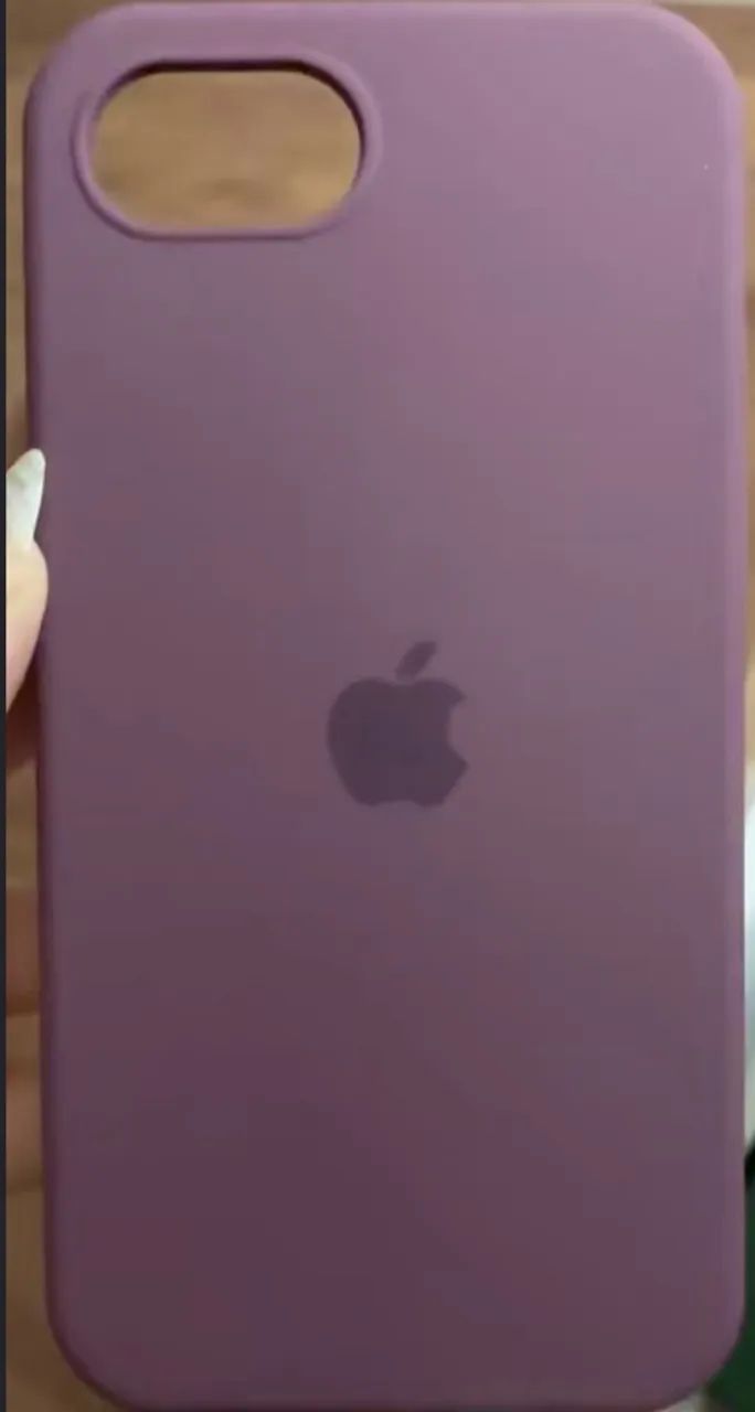 capa silicone apple iphone 16 roxo