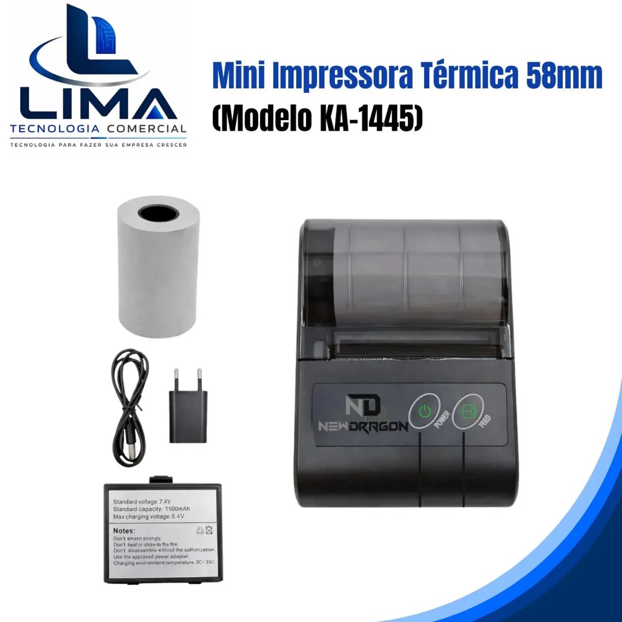 Mini impressora térmica 58mm - Foto 3