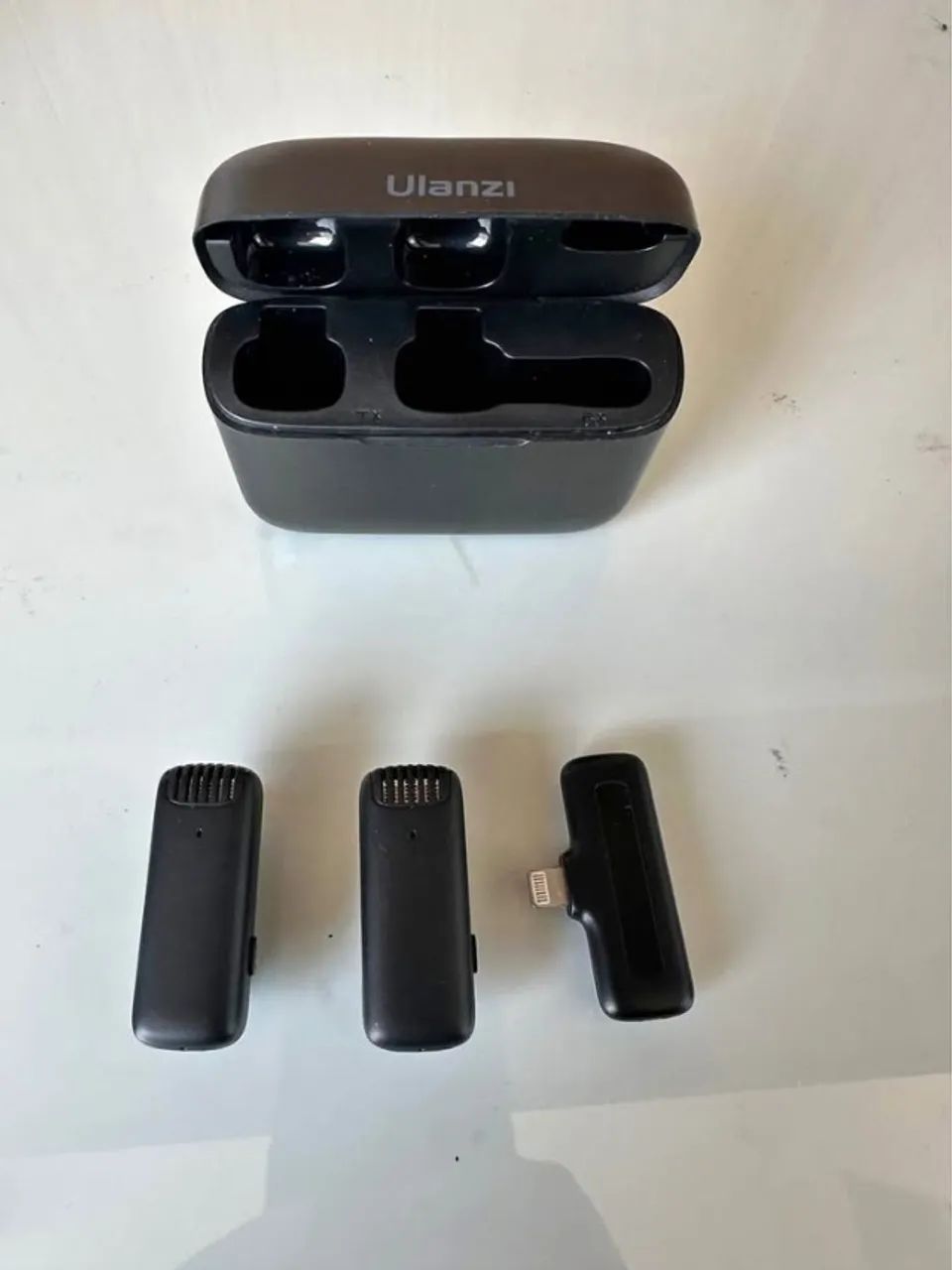 Microfone Lapela sem fio duplo Ulanzi J12 Lightning