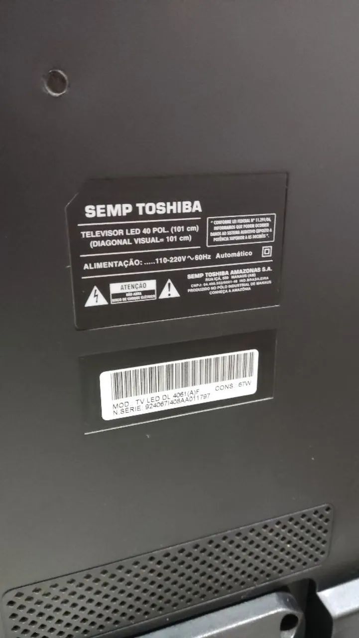 Tv Semp 40 polegadas  - Foto 3
