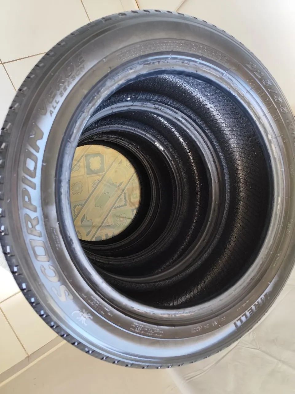 RAYS A/X RePLA/Y FENRIR 225/55R18 ×4本 中古 Vendo 4 Pneus 225 /55 R18 - Peças para carros, vans e utilitários