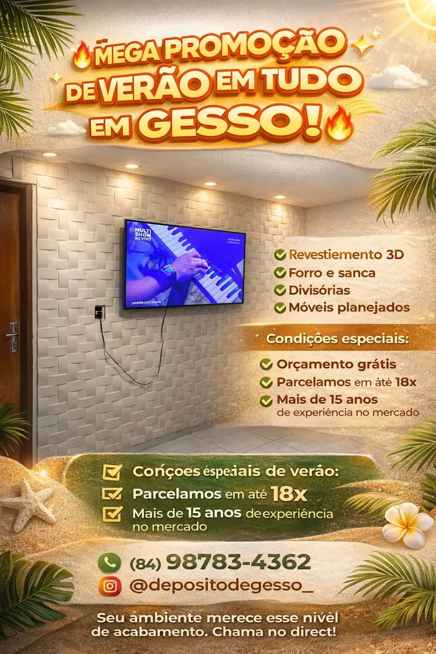 Tudo em Gesso
