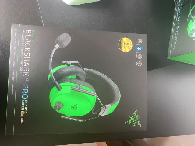 Headset RAZER BLACKSHARK v3 PRO Esports Green Edition - Foto 2