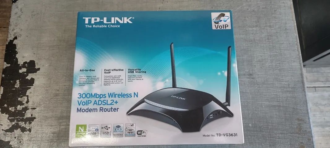 Modem roteador TP-LINK TD-VG3631 - (USADO)