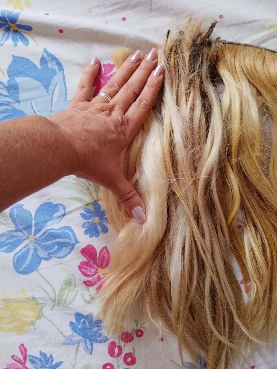 Cabelo humano loiro - Foto 5