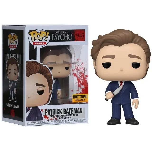 Funko Pop Patrick Bateman 943 Hot Topic Exclusive