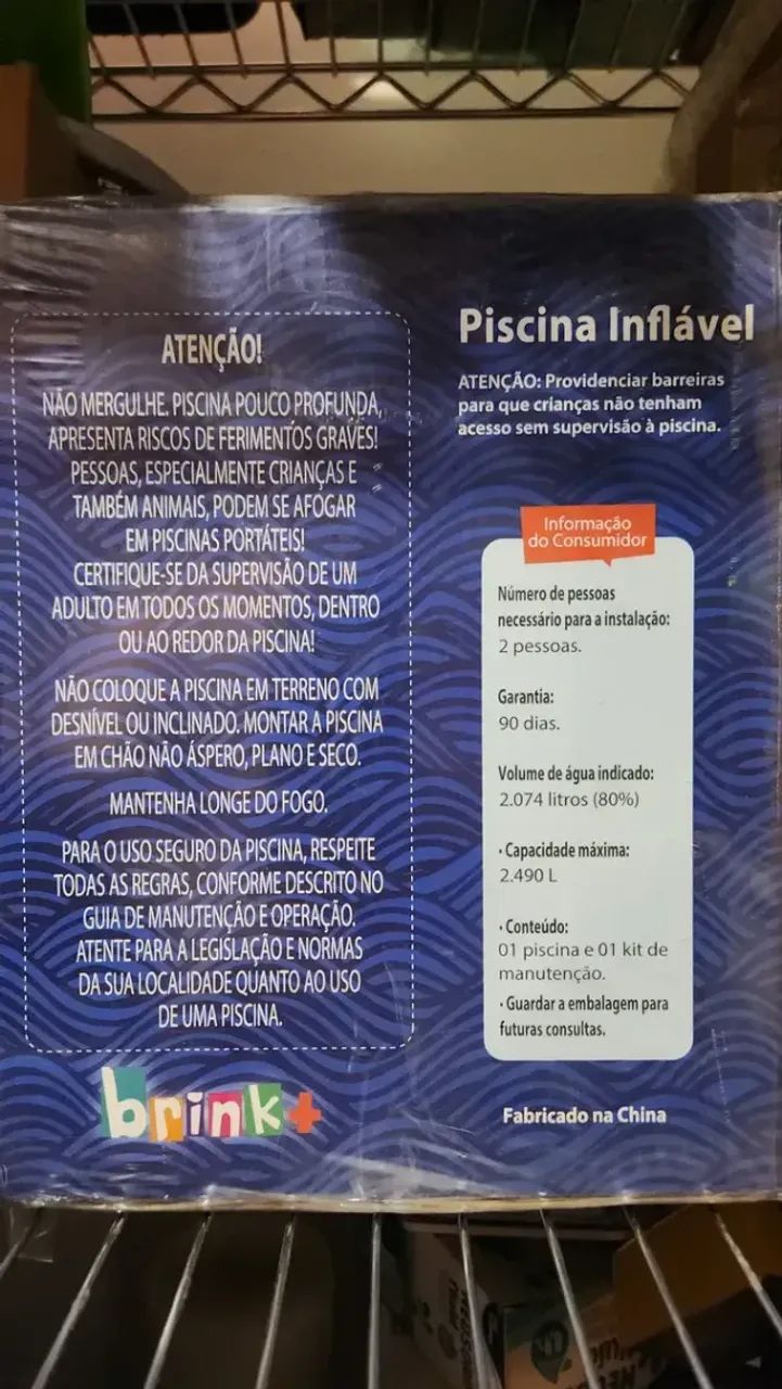 Piscina Inflável 2490l Brinks+ - Foto 2