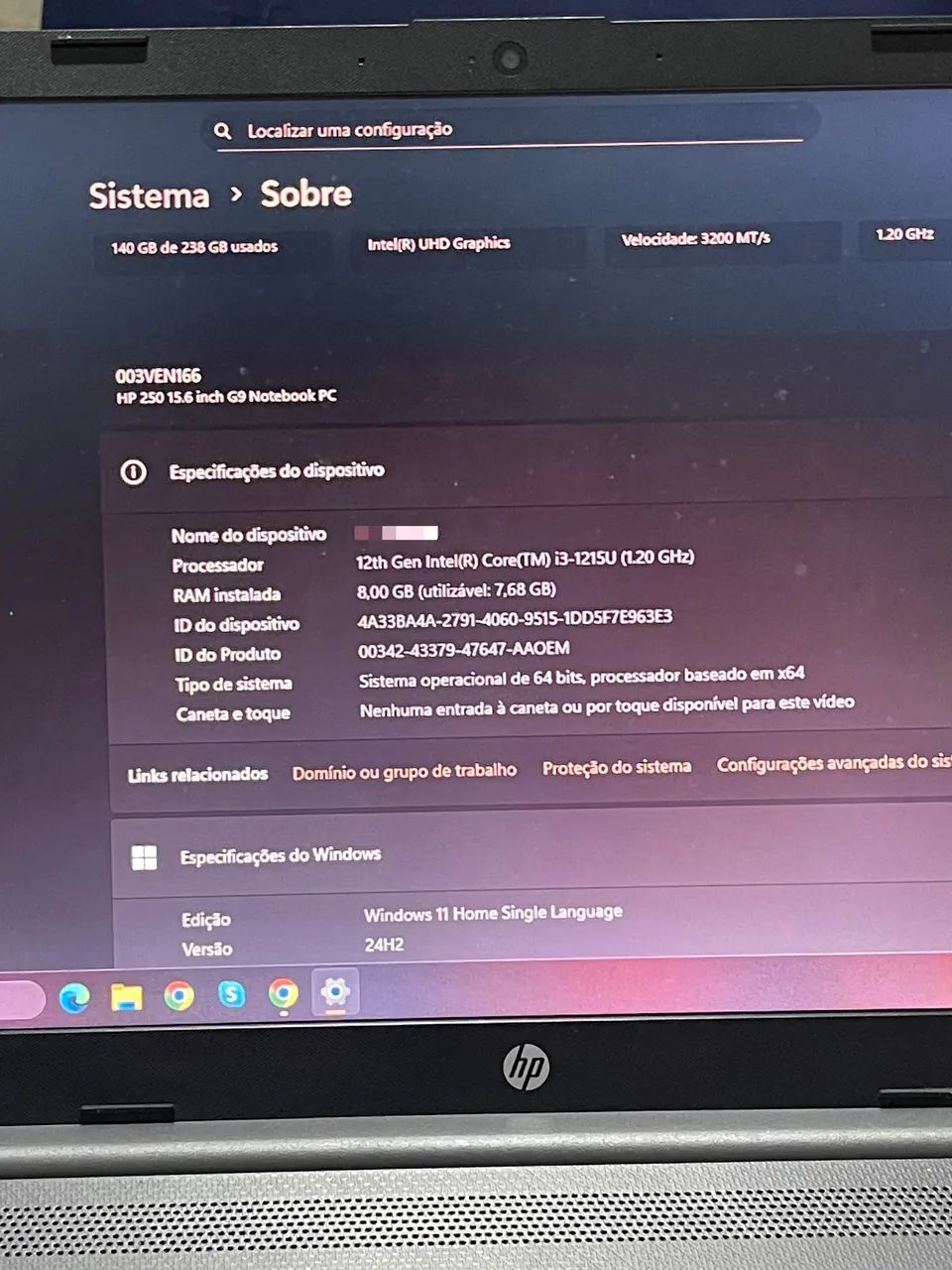 Notebook HP 256 G9 - Foto 5