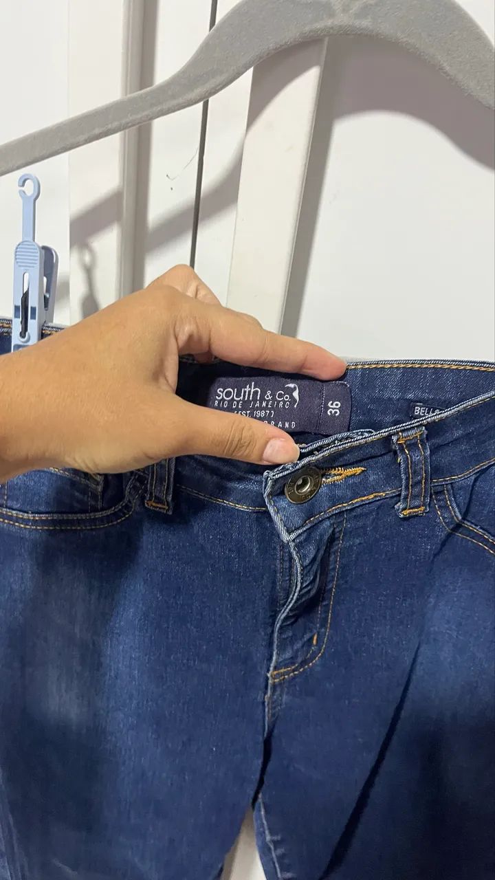 Calça jeans south 36 - Foto 3