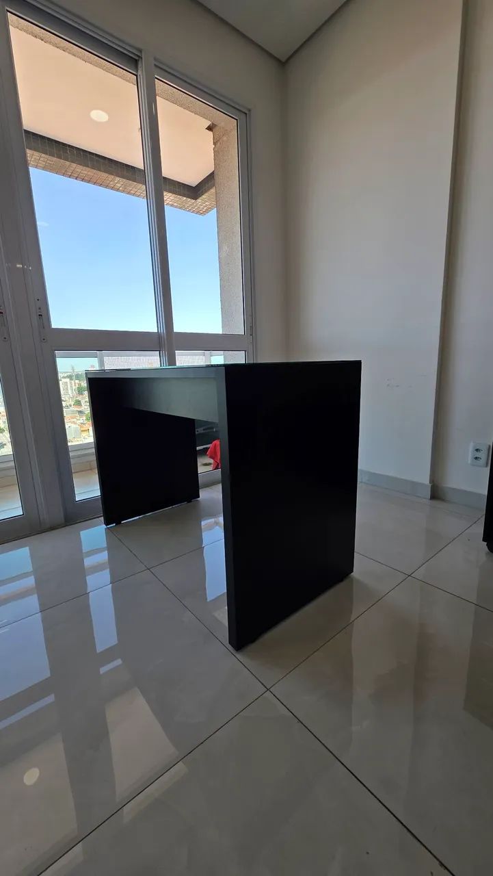 Mesa para Escritório com Tampo de Vidro - Foto 3