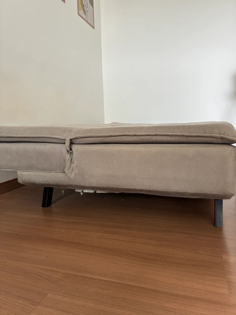 Sofá cama cinza claro - Foto 4