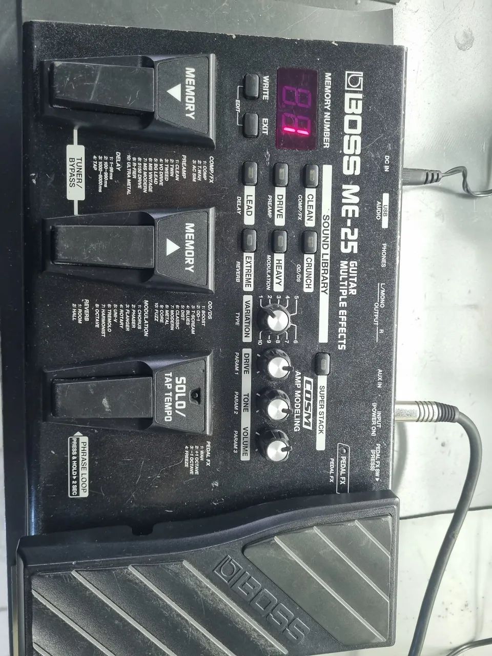 Pedaleira Boss ME-25 