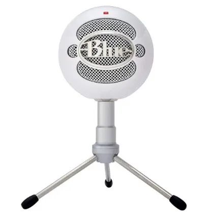 Microfone Condensador USB Blue Snowball iCE - Branco (Logitech)