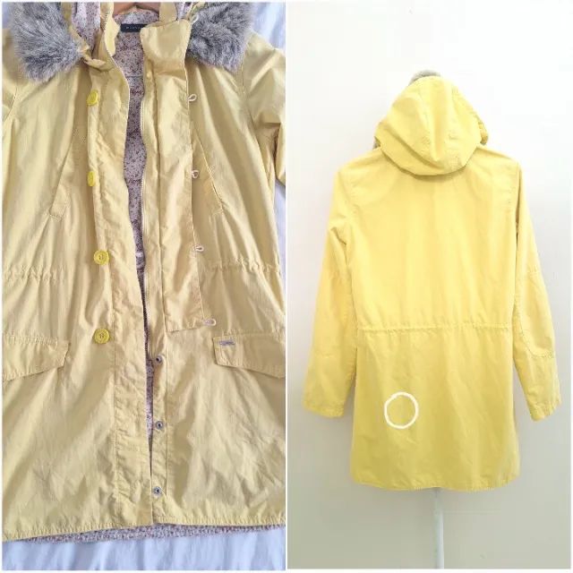 Parka alongada com capuz  - Foto 3