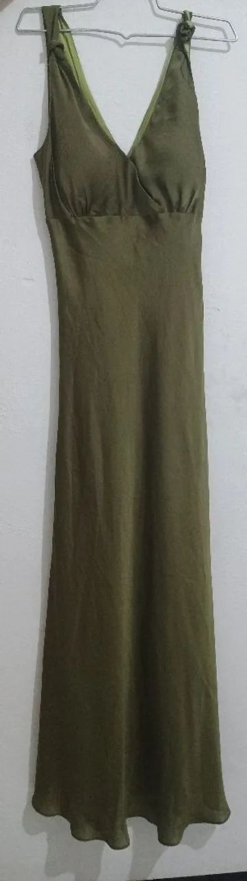 Vestido verde oliva M/G