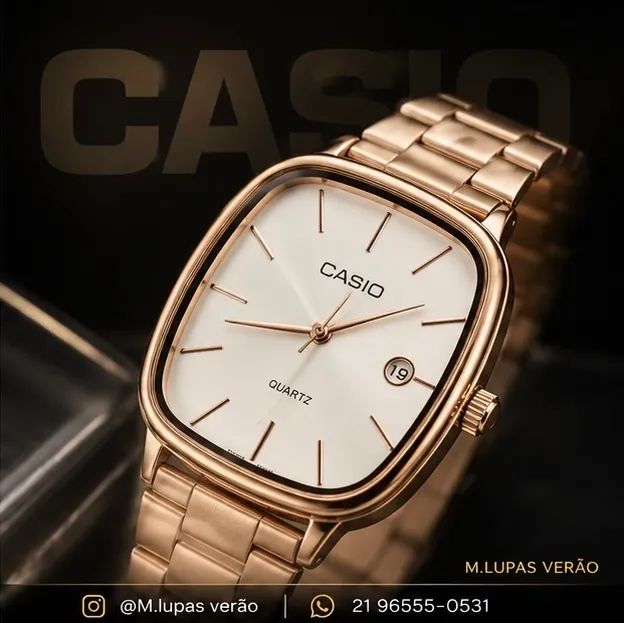 Relógio Casio vintage fundo branco  - Foto 2