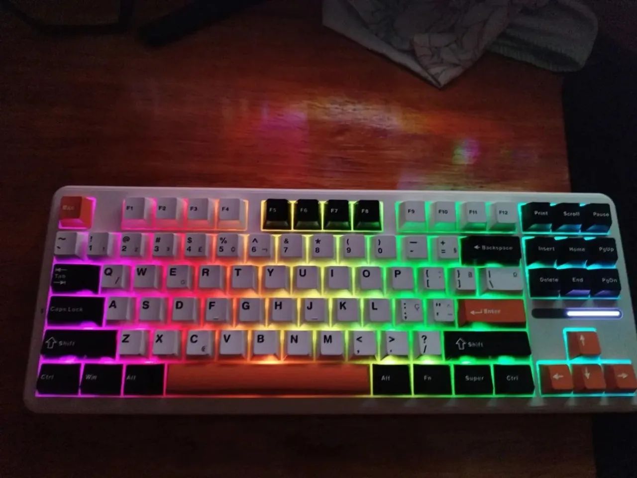Teclado Mecânico Epomaker Aula F87 Tri-Mode NOVO - Foto 5