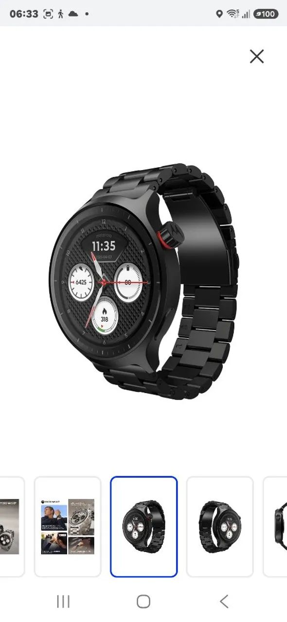 Smartwatch Motorola Moto Watch Powered by Polar - Foto 3