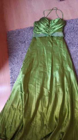 Vestido de formatura verde