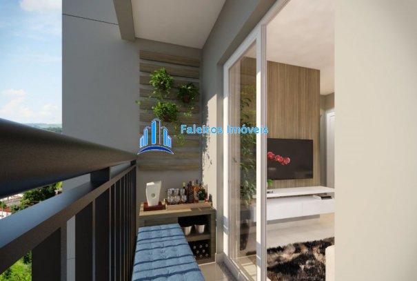 Apartamento 2 dormitórios com sacada e lazer completo - Apartamento em Lançament... - Foto 9