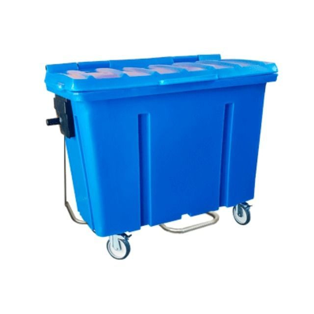 Container para Lixo Cap 500 Litros Com Pedal e Rodas - Foto 2