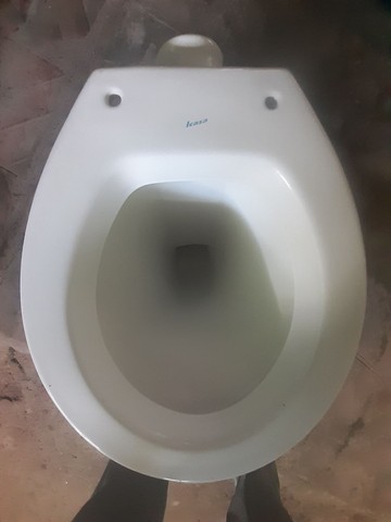 vaso ICASA simples para descarga plástica de parede ou válvula - Foto 2