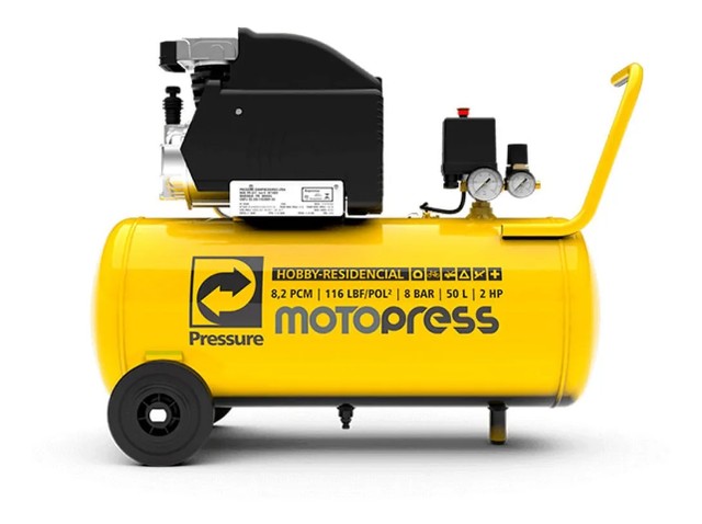 Motocompressor De Ar Pressure Motopress 50 L 8,2 Pcm