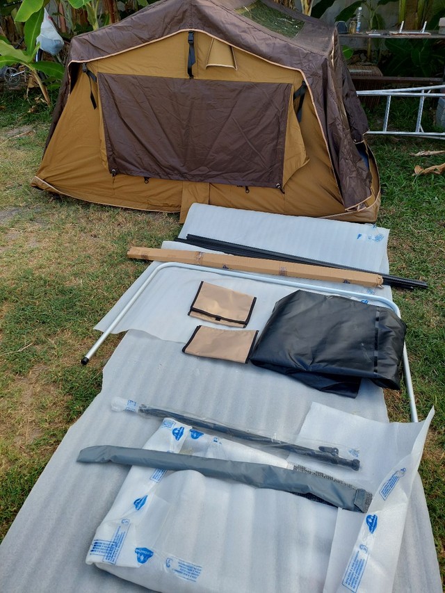 Barraca de teto Automotiva Blue Camping Nunca usada 