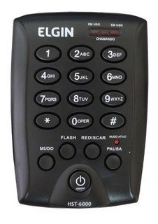 Telefone Elgin Headset com Base Discadora HST-6000