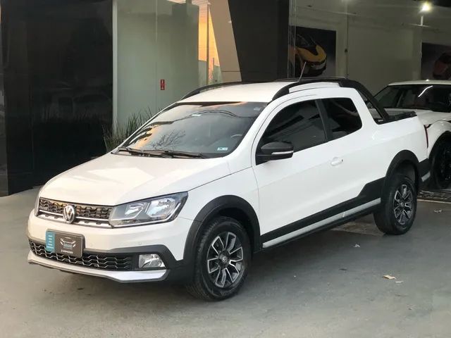 VW - Volkswagen Saveiro Cross 1.6 16v C.D. Prata 2021 - Corumbá