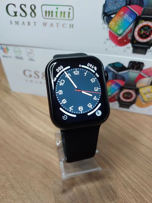 Smartwatch Gs8mini preto 41mm ideal para braços finos
