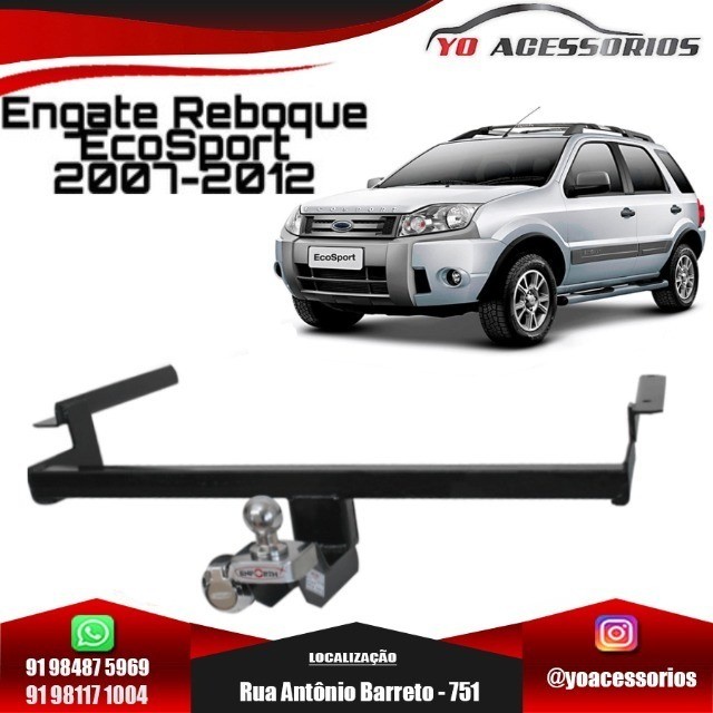Engate Reboque Ecosport 2007 - 2012