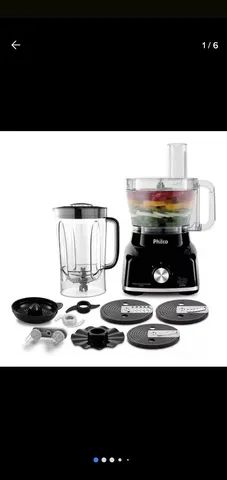 Multiprocessador de Alimentos Philco Preto 9 em 1 - 1700W - Foto 2