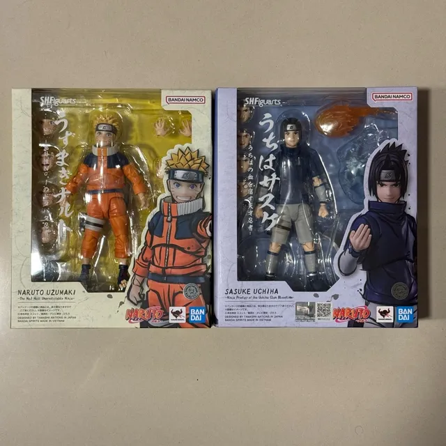 Boneco Sasuke Classico Não Articulado - Sasuke 18cm Naruto