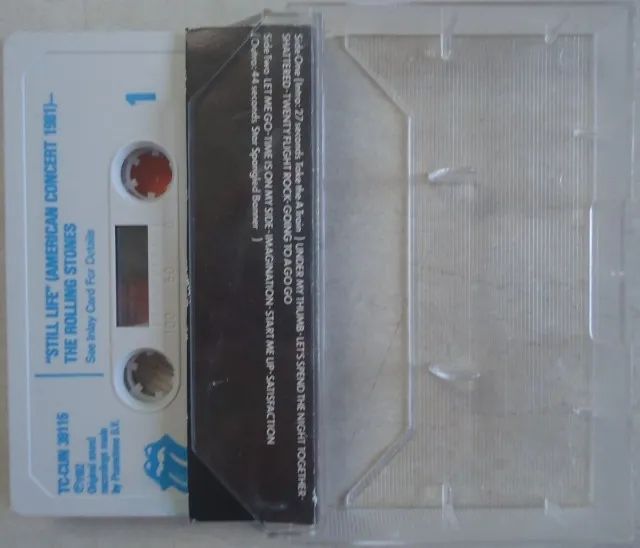 k7 The Rolling Stones 1981 Still Life, Fita Cassete Original importada - Foto 2