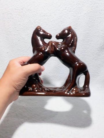 Antiga estatueta de cerâmica vitrificada  - Foto 3