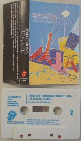 k7 The Rolling Stones 1981 Still Life, Fita Cassete Original importada - Foto 5