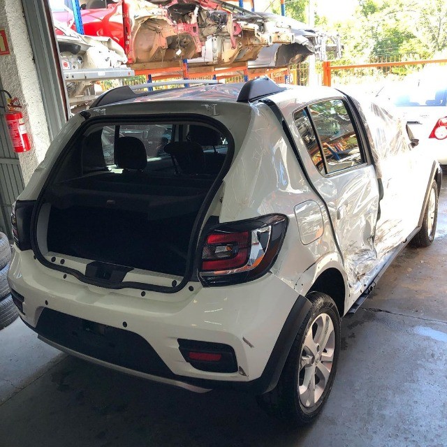 Renault Sandero 2016 Motor Parachoque Lanterna Porta Capo Farol Airbag Sucata - Foto 4
