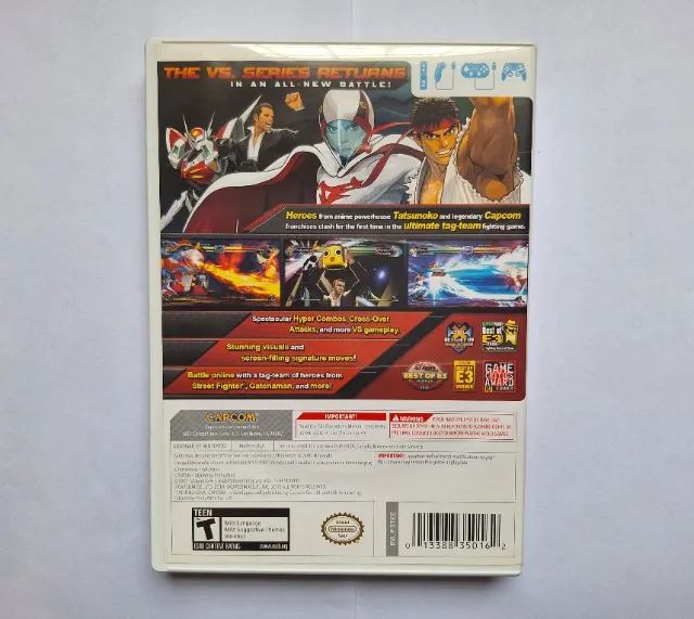 Tatsunoko Vs Capcom Original Completo Raro Impecável Nintendo Wii - Foto 3