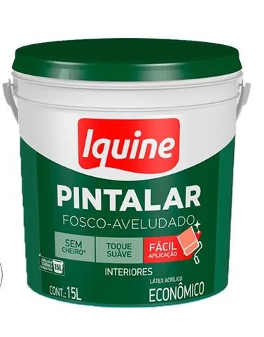 Tinta Pintalar Bd 15L Branco Neve Iquine