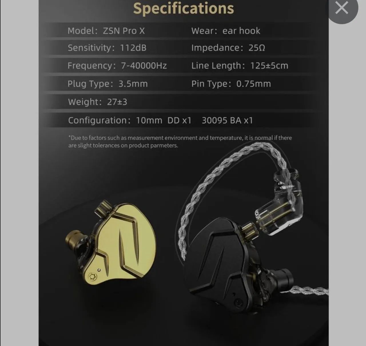 Zsn pro x / Fones de retorno  - Foto 5