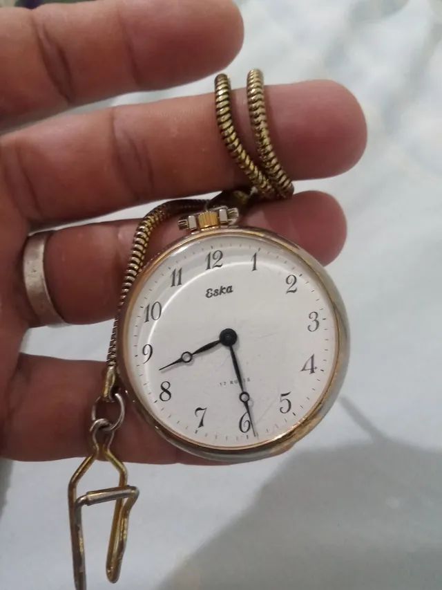 Relógio de bolso eska  - Foto 3
